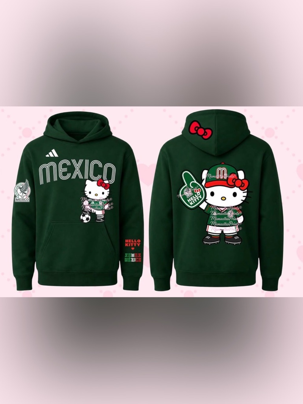 Mexico HelloKitty Pullover Merch Hoodie S-5XL New 2026